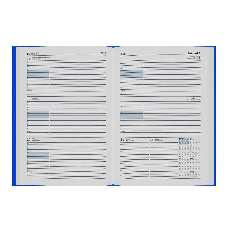 2026-2027 - Mid/Academic Year Planner with Appointments - 13 Month A4 Week-to-View Diary - Collins Debden Essential Range