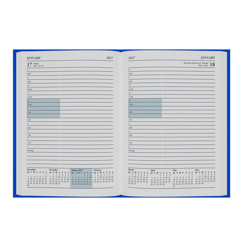 2026-2027 - Mid/Academic Year Planner with Appointments - 13 Month A5 Day-to-Page Diary - Collins Debden Essential Range