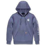 Carhartt 102791 Womens Clarksburg Relaxed Fit Midweight Logo Sleeve Sweatshirt