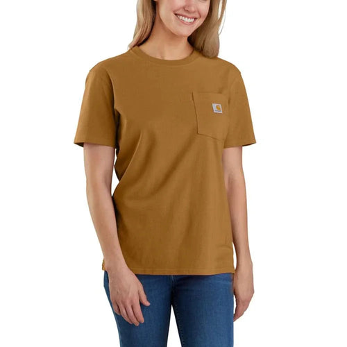 Carhartt 103067 Women's Loose Fit Heavyweight Short Sleeve K87 Pocket T-Shirt