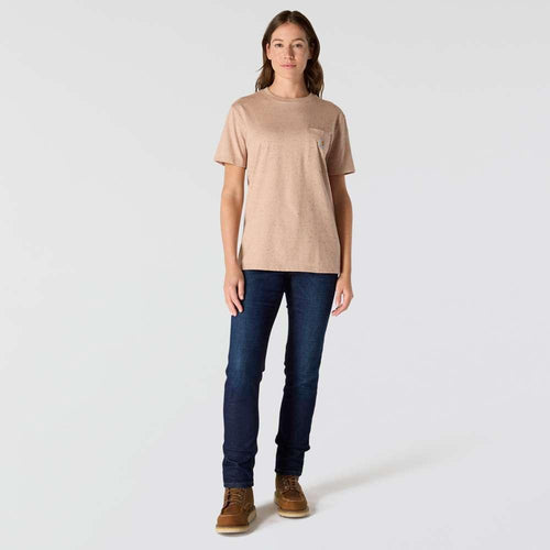 Carhartt 103067 Women's Loose Fit Heavyweight Short Sleeve K87 Pocket T-Shirt