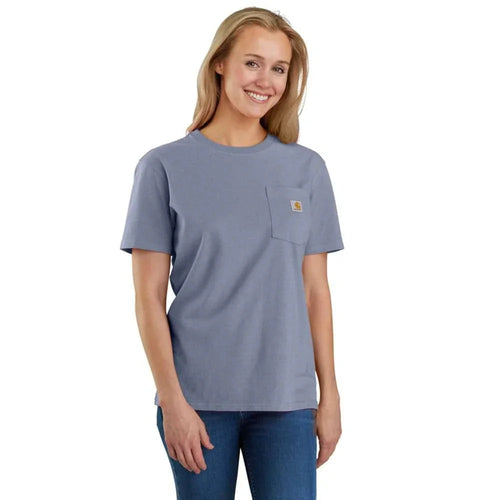 Carhartt 103067 Women's Loose Fit Heavyweight Short Sleeve K87 Pocket T-Shirt
