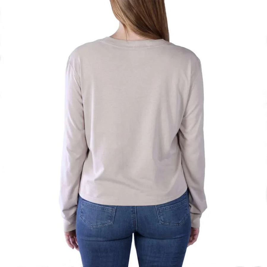 Carhartt 106121 Women's Relaxed Fit Lightweight Long-Sleeve Pocket T-Shirt