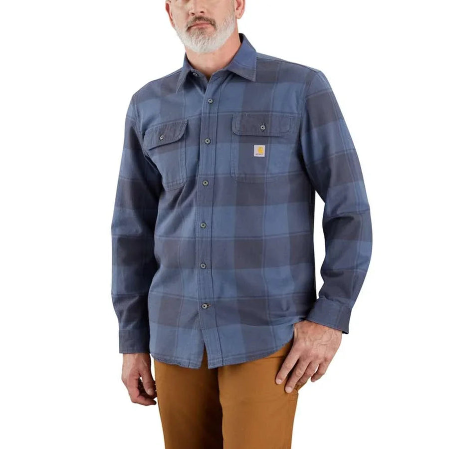 Carhartt 106356 Loose Fit Heavyweight Flannel Long-Sleeve Plaid Shirt