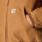 Carhartt 106673 J140 Loose Fit Firm Duck Insulated Flannel-Lined Active Jac