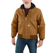 Carhartt 106673 J140 Loose Fit Firm Duck Insulated Flannel-Lined Active Jac