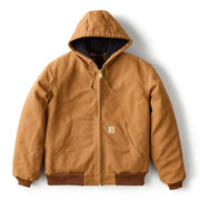 Carhartt 106673 J140 Loose Fit Firm Duck Insulated Flannel-Lined Active Jac