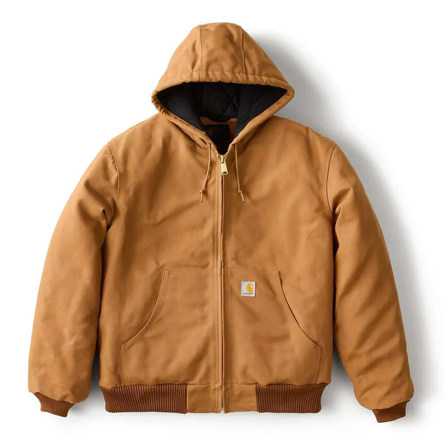 Carhartt 106673 J140 Loose Fit Firm Duck Insulated Flannel-Lined Active Jac