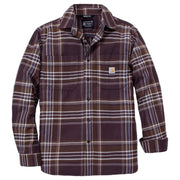 Carhartt 107010 Rugged Flex™ Relaxed Fit Midweight Flannel Long-Sleeve Plaid Shirt