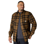 Carhartt 107017 Relaxed Fit Flannel Sherpa-Lined Shirt Jac