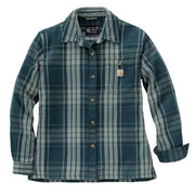 Carharrt 107136 Women's  Tncl Srs LseFit Twll Plaid Shrt