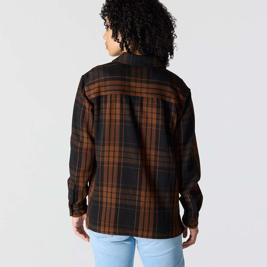 Carharrt 107136 Women's  Tncl Srs LseFit Twll Plaid Shrt