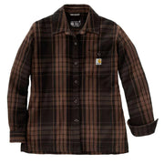 Carharrt 107136 Women's  Tncl Srs LseFit Twll Plaid Shrt