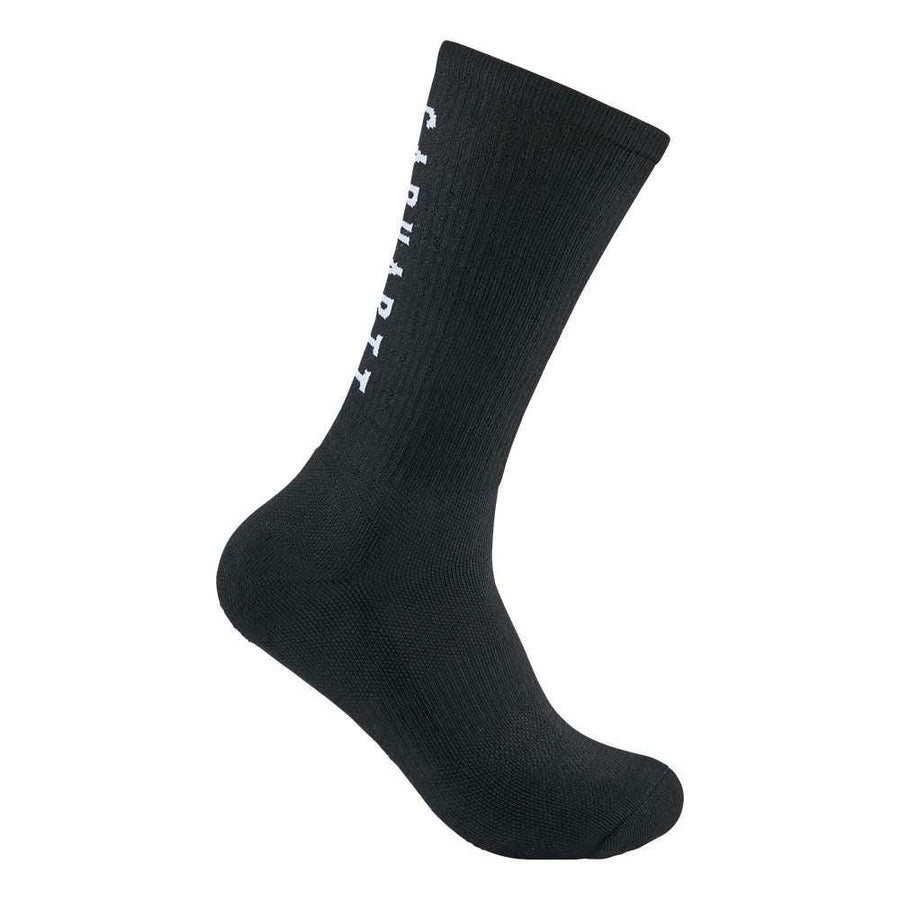 Carhartt SC9913M FORCE Midweight Logo Crew Sock 3 Pack