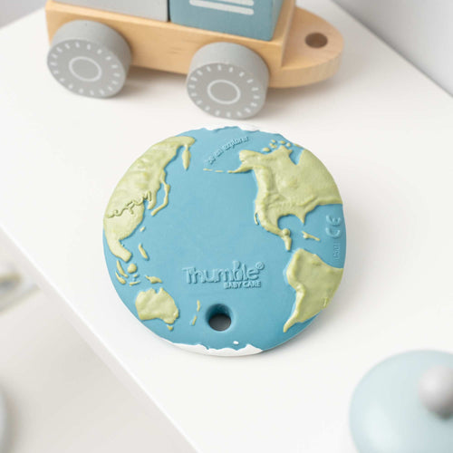 Earth Biscuit® Planet Earth - Natural Rubber Space Teether Toy