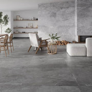 Eifel Silver Stone Effect Tile 45 x 90cm