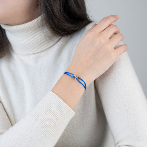 Mini Silver Soho Cord Bracelet