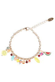 Elsa Mixed Fruit Charm Bracelet