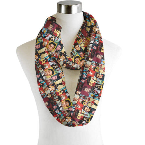 Elvis Montage - Scarf - Infinity  - Chiffon