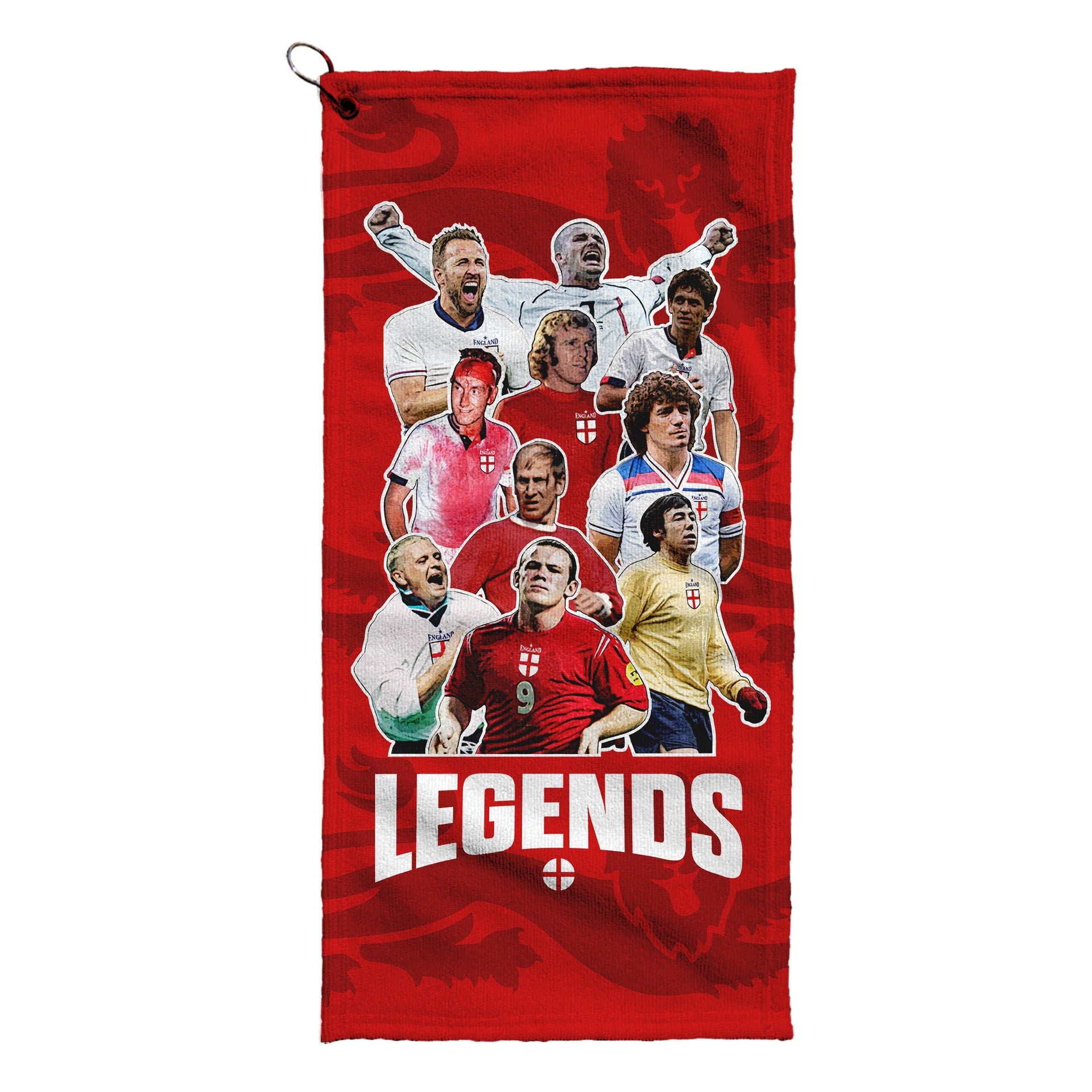 England Legend Montage  - Golf Towel