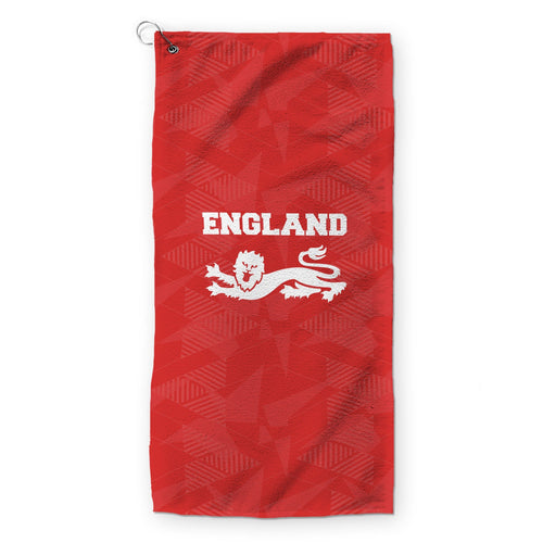 England Red - WC26 - Golf Towel