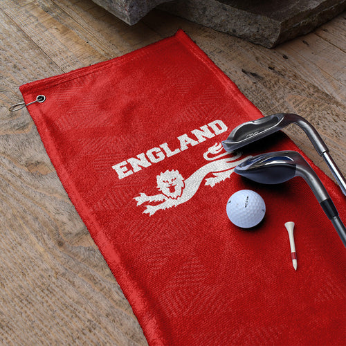 England Red - WC26 - Golf Towel