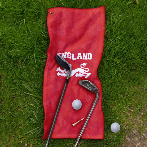 England Red - WC26 - Golf Towel
