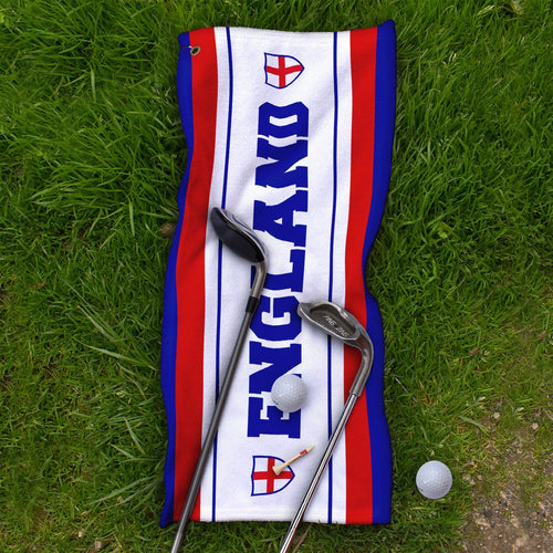England Stripe - WC26 - Golf Towel