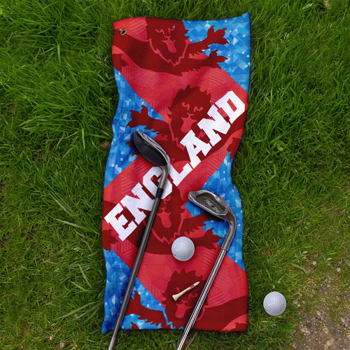 England Patchwork Lions - WC26 - Golf Towel