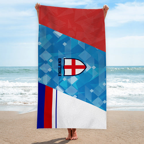 England Shirts - WC26 - Retro Beach Towel - 150cm x 75cm