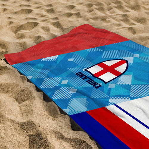 England Shirts - WC26 - Retro Beach Towel - 150cm x 75cm