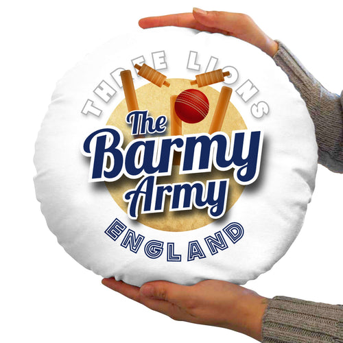 England Cricket Barmy Army - Legend Collection - Circle Cushion 14"
