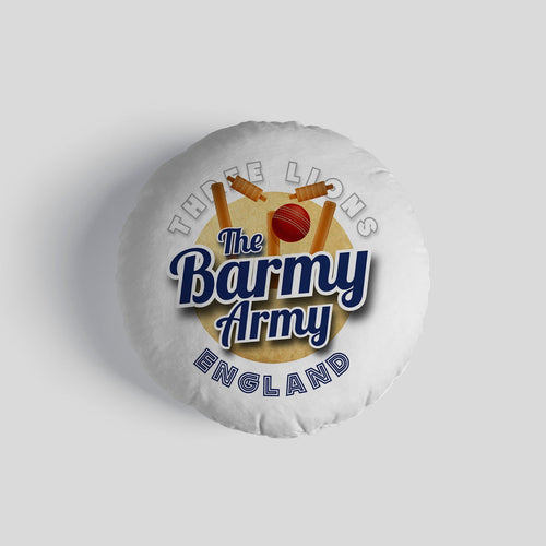 England Cricket Barmy Army - Legend Collection - Circle Cushion 14"