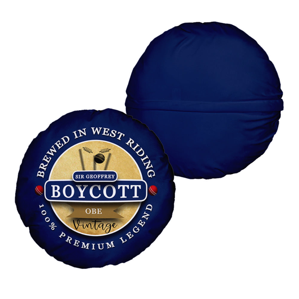 England Cricket Boycott  - Legend Collection - Circle Cushion 14"