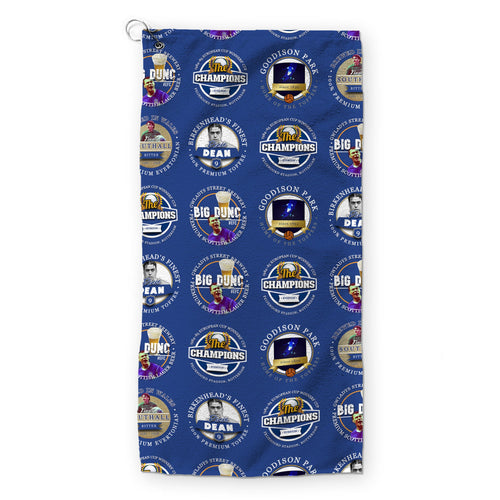 Everton - Football Legends - Retro Lightweight, Microfibre Golf Towel