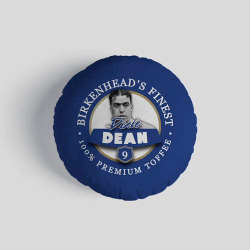 Merseyside Blues Dixie Dean - Football Legends - Circle Cushion 14"