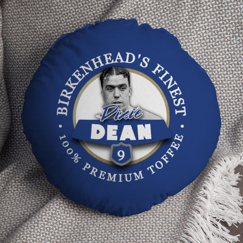 Merseyside Blues Dixie Dean - Football Legends - Circle Cushion 14"
