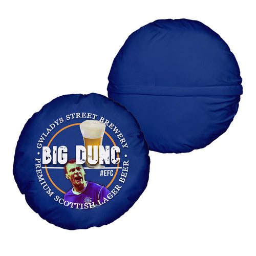 Merseyside Blues Duncan Ferguson - Football Legends - Circle Cushion 14"