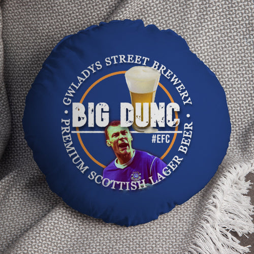 Merseyside Blues Duncan Ferguson - Football Legends - Circle Cushion 14"