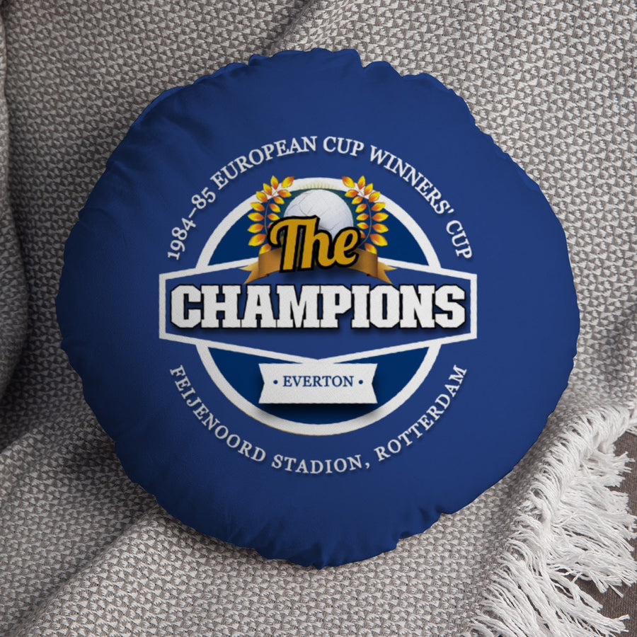 Merseyside Blues ECWC - Football Legends - Circle Cushion 14"