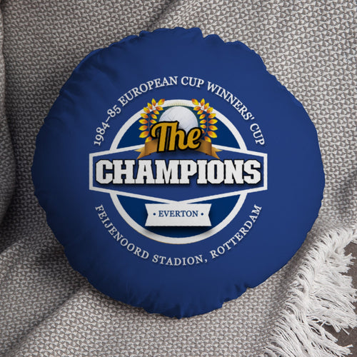 Merseyside Blues ECWC - Football Legends - Circle Cushion 14"