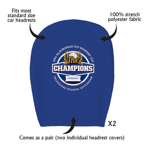 Merseyside BluesECWC - Football Legends - Headrest Cover
