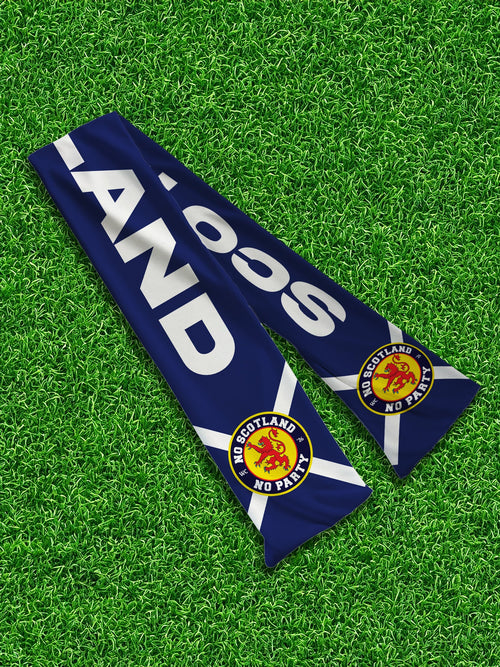 Scotland - WC26 - Knitted Eyelet Football Scarf