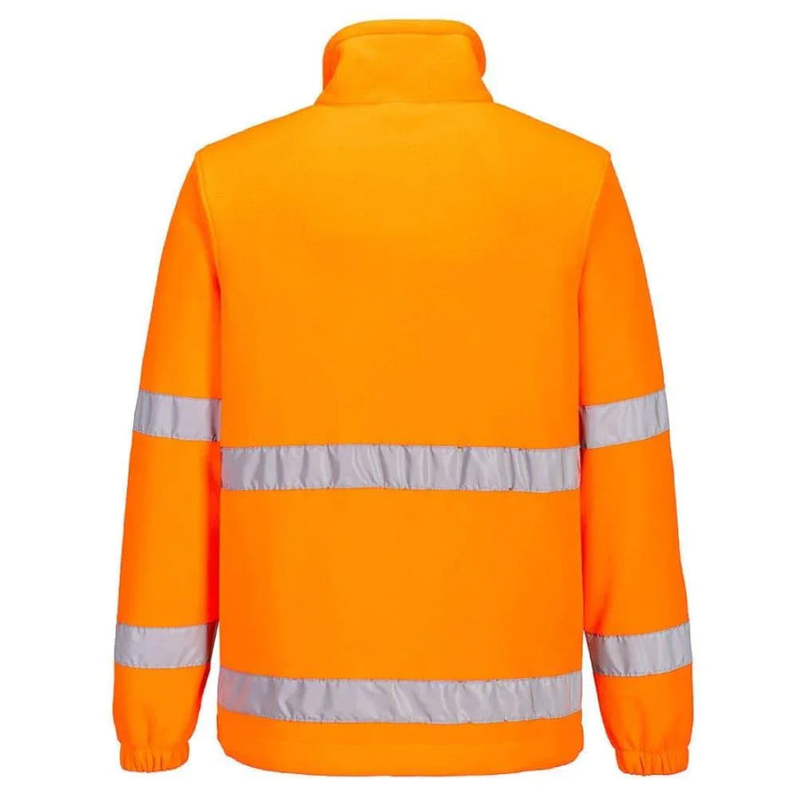 PORTWEST F302 HI-VIZ 1/2 ZIP FLEECE