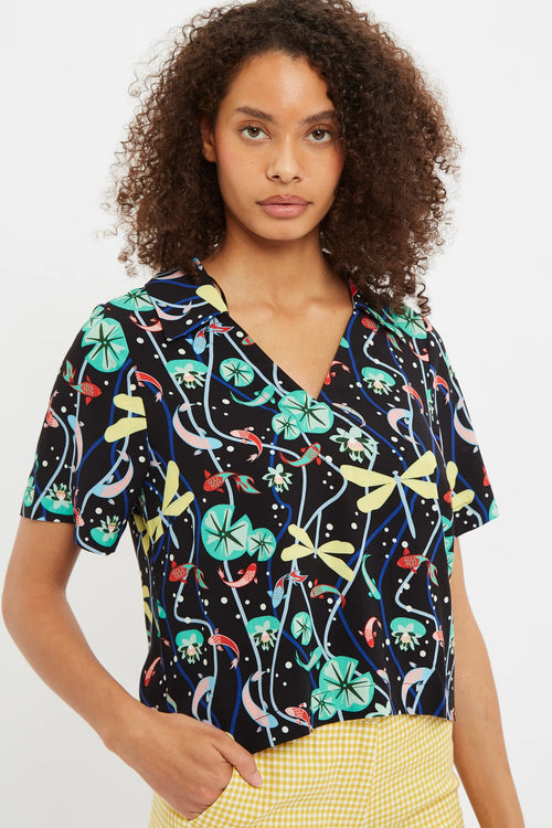 Fien Pond Print Short Sleeve Shirt