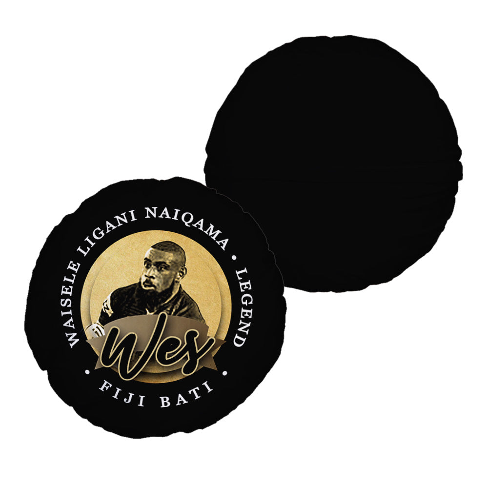 Fiji Rugby League NAIQAMA   - Legend Collection - Circle Cushion 14"
