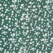Corina Flower Dot Print Midi Tea Dress - Green