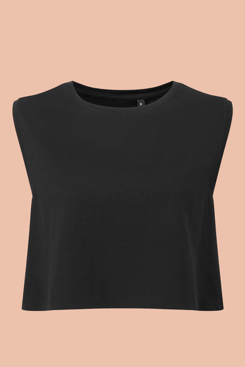 FLOW Organic Cotton Cropped Tank Top