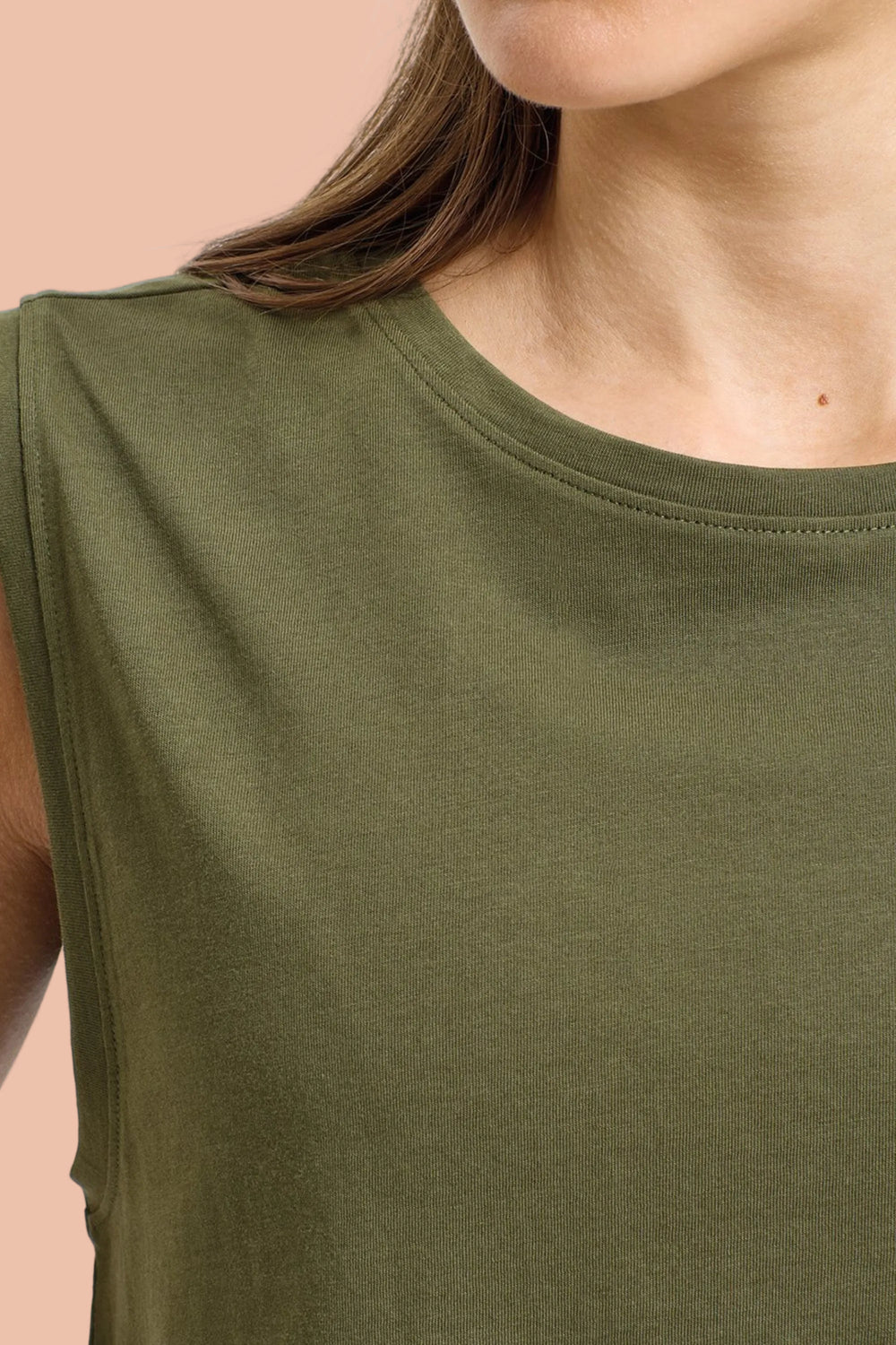 FLOW Organic Cotton Cropped Tank Top