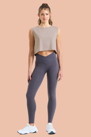 FLOW Organic Cotton Cropped Tank Top